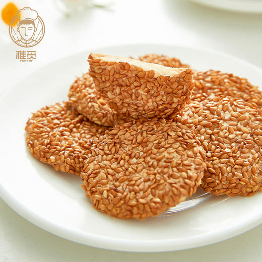 雅觅 亚麻籽杏仁脆饼280g 14枚代餐小圆饼干 椰子杏仁粉健康零食早餐 商品图5