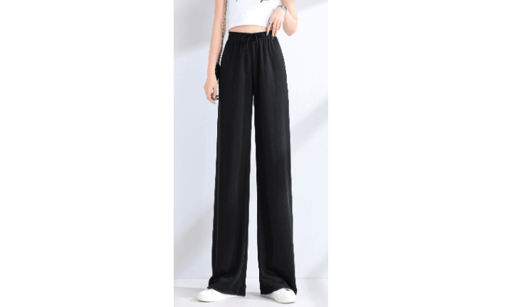  不到百元“抢”商场千元同款【冰丝西裤】，真丝般垂滑，一穿降5℃，长款不怕晒~