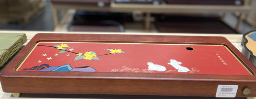 蟾宫传说竹檀木茶盘 商品图1