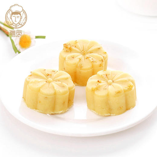 雅觅 桂花绿豆糕320g 8枚传统糕点小吃 特产办公室小吃零食 商品图3