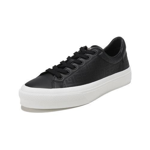 Givenchy/纪梵希【22春夏新款】男士皮革镂空4G LOGO系带休闲运动鞋板鞋 BH005VH13G 商品图1