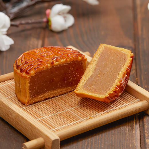 仿膳【龙月中秋月饼礼盒】红莲蓉/红豆/桃山皮酸奶草莓/木瓜/提浆椰蓉/提浆山楂 9枚装 商品图3