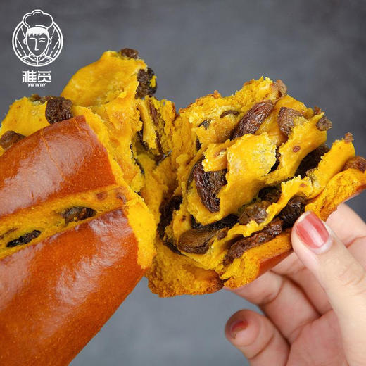 雅觅 金瓜提子大列巴500g 俄罗斯坚果面包 新疆俄罗斯风味列巴 健康早餐 老少都能吃的面包 商品图1