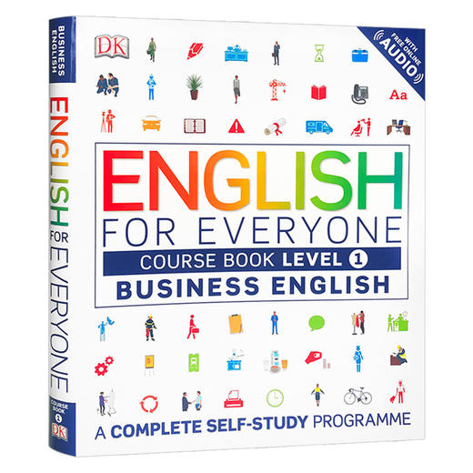 DK人人学英语 商务英语1 英文原版 English for Everyone Business English Level 1 英文版原版自学教材书籍 小花生网推荐读物 商品图0