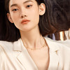 周六福5G黄金星芒项链女3代无极金系列时髦金计价足金锁骨链颈饰 商品缩略图3