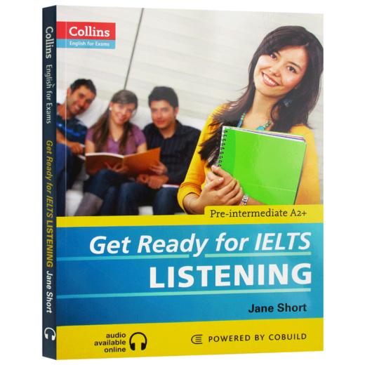 柯林斯基础雅思听力 英文原版 Get Ready for IELTS Listening 英语考试辅导书 全英文版进口书籍教材 可搭词汇阅读写作语法口语 商品图4