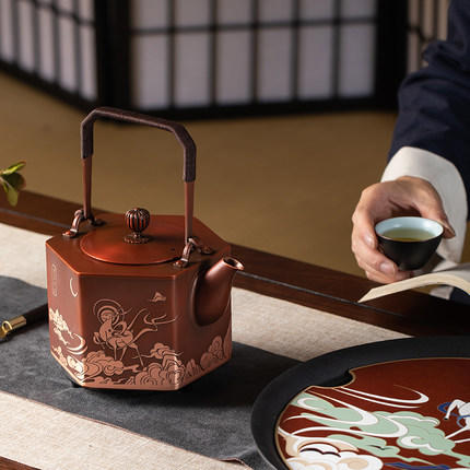 朱炳仁·铜｜鹿王本生茶壶 商品图1