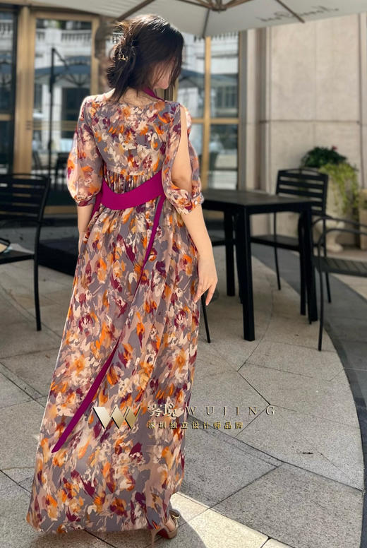 【雾境定制款】烟紫凤凰马甲两件套通勤度假两相宜拆分穿着也好看！ 可宽松可修身 22021210 商品图6