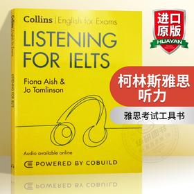 柯林斯雅思听力 新版 英文原版 Listening for IELTS 英文版雅思考试工具书 进口原版英语书籍教材