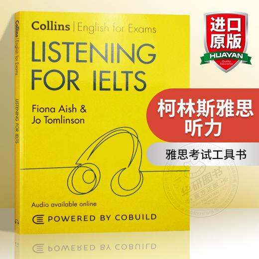 柯林斯雅思听力 新版 英文原版 Listening for IELTS 英文版雅思考试工具书 进口原版英语书籍教材 商品图0