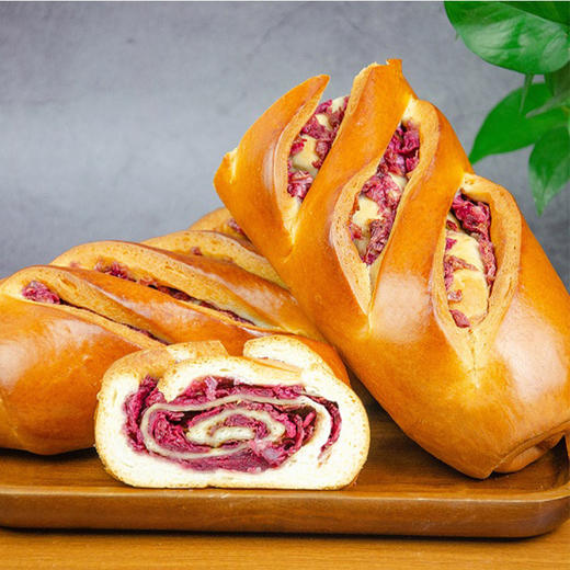 雅觅 玫瑰情人大列巴500g 俄罗斯坚果面包 新疆俄罗斯风味列巴 健康早餐 老少都能吃的面包 商品图1