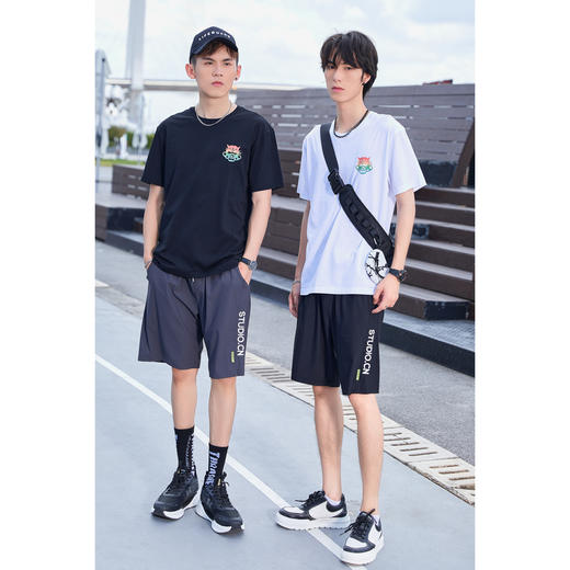 【断码清仓】HX 夏季休闲五分裤S206220078101短裤 商品图5