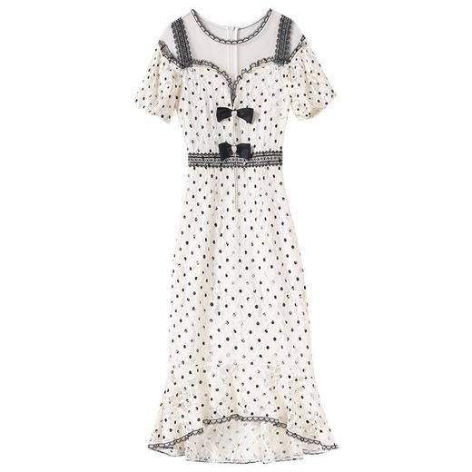 DSYP-DS22156新款轻奢时尚名媛气质收腰显瘦鱼尾连衣裙 商品图5