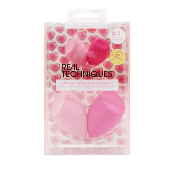real Techniques美妆蛋抑彩妆棉菌Q弹心形魔法上妆棉粉扑 商品图4