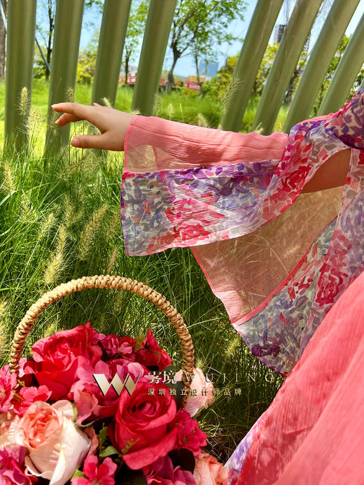 【雾境定制款】粉黛嫣红度假风系列超遮肉不挑人版型下摆多层次拼接飘逸十足 22021221 商品图7