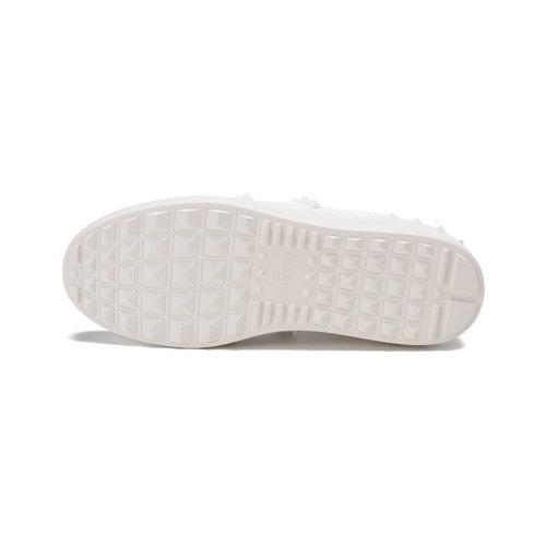 Valentino/华伦天奴【22春夏新款】男士皮革铆钉装饰系带休闲运动鞋板鞋小白鞋 XY2S0931 YEK 商品图3