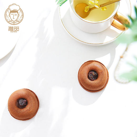 雅觅 茯苓枣饽饽320g 8枚手工办公室休闲零食糕点 夹心馅饼面点小吃 商品图2