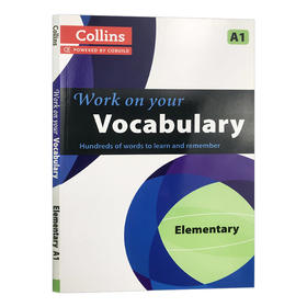 柯林斯攻破你的词汇 英文原版教材 Collins Work on Your Vocabulary A1 英文版进口原版英语考试辅导书籍