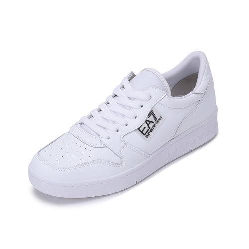 EA7/EA7阿玛尼 男女同款皮革/织物系带休闲运动鞋 X8X086 XK221 商品图6