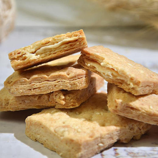 雅觅 杂粮千层酥280g 营养早餐零食点心 传统办公室食品饼干 商品图0