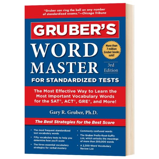 英文原版 Gruber's Word Master for Standardized Tests 英文版进口原版英语考试书籍 商品图1