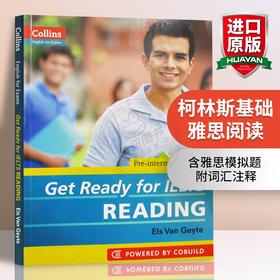 柯林斯基础雅思阅读 英文原版 Get Ready for IELTS Reading 英语考试辅导书籍进口教材 可搭词汇听力写作语法词汇