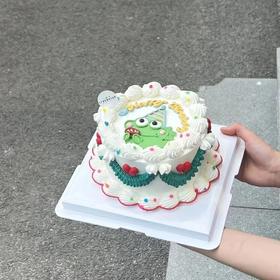复古小恐龙 · 奶油蛋糕