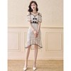 DSYP-DS22156新款轻奢时尚名媛气质收腰显瘦鱼尾连衣裙 商品缩略图0