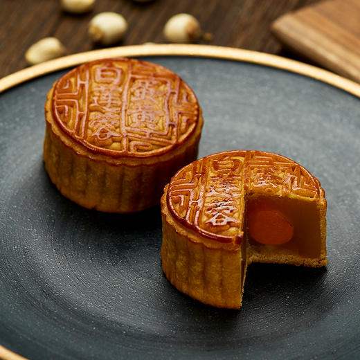 全聚德【步云登月月饼礼盒】五仁/宫保鸭肉/桃山皮红茶/红酒蔓越莓/桃山皮酸奶草莓/桃山皮白桃乌龙茶/白莲蓉蛋黄 12枚装 商品图3