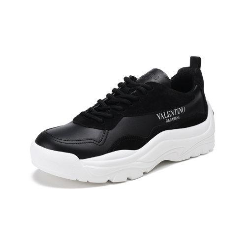 Valentino/华伦天奴【22春夏新款】男士皮革系带休闲运动鞋LOGO图案 XY2S0B17 VRN 商品图1