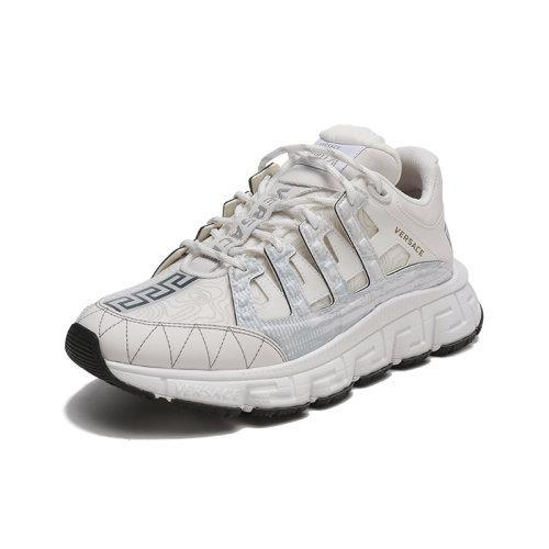 VERSACE/范思哲【22春夏新款】男士织物配皮TRIGRECA系带休闲运动鞋 DSU8094 D18TCG 商品图1