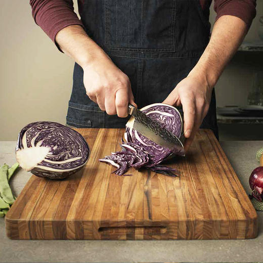 【4折清货】TEAK进口越南柚木格纹菜板砧板 商品图13