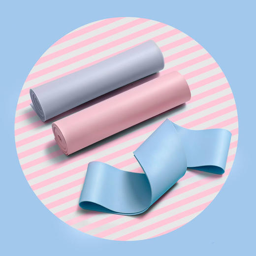 【买一送一！轻松“圈”出翘臀】提臀练臀瑜伽弹力带，打造S曲线！乳胶拉力带开肩训练器，虐臀圈阻力带 商品图3