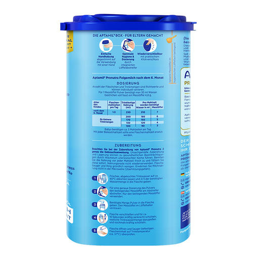 德国爱他美Aptamil2段德国进奶粉800g7-10个月 商品图3