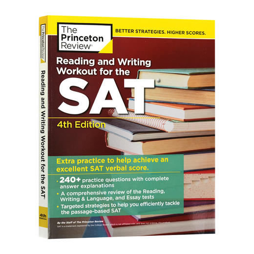 SAT读写训练 新版第4版 英文原版 Reading and Writing Workout for the SAT 美国高考SAT 英文版 进口原版英语考试辅导书籍 商品图1