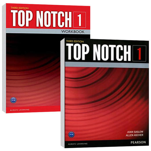 培生欧美主流英语教材1级 别学生书练习册套装 英文原版 Top Notch 3E 高中大学成人经典教材 英语交际课程 托福留学 衔接Summit 商品图0