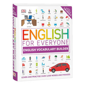 DK 人人学英语 英语词汇学习 英文原版 English for Everyone English Vocabulary Builder 看图学单词 小花生网推荐 英文版书籍