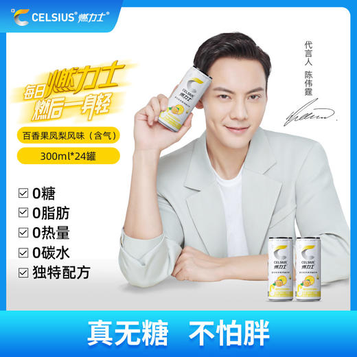 燃力士复合营养素风味饮料，24罐装（多种口味可选），瓜拉纳、牛磺酸、维生素及多种微量元素搭配，甜味自然，富有多重层次感，爽口好选择M 商品图0