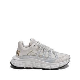 VERSACE/范思哲【22春夏新款】男士织物配皮TRIGRECA系带休闲运动鞋 DSU8094 D18TCG