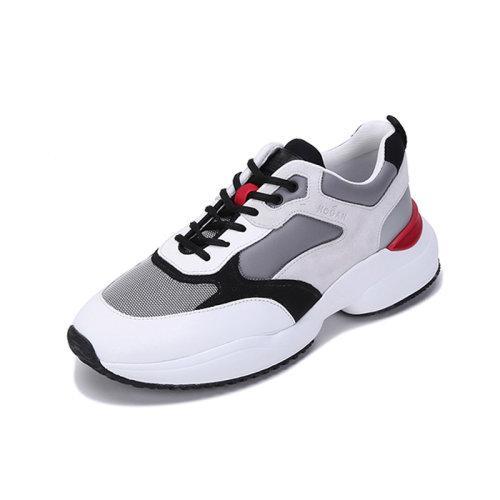 HOGAN【22春夏新款】男士Interaction系列织物配皮系带休闲运动鞋双岛鞋 HXM5450DH10R0 商品图1