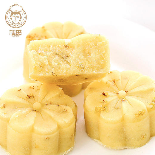 雅觅 桂花绿豆糕320g 8枚传统糕点小吃 特产办公室小吃零食 商品图1