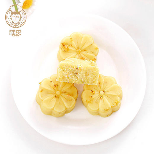 雅觅 桂花绿豆糕320g 8枚传统糕点小吃 特产办公室小吃零食 商品图4