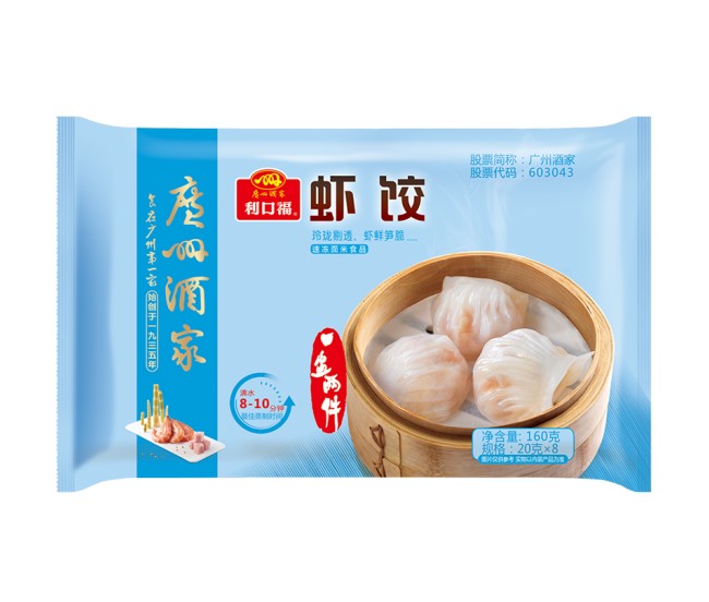 利口福虾饺 160g