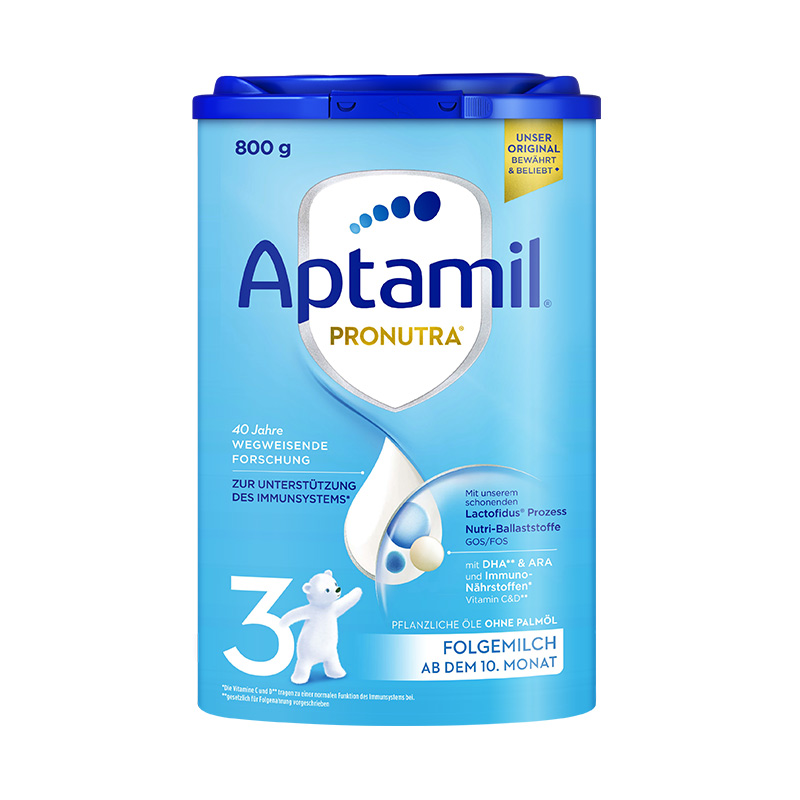 德国爱他美Aptamil3段德国进奶粉800g10-12个月 新老版本随机发货