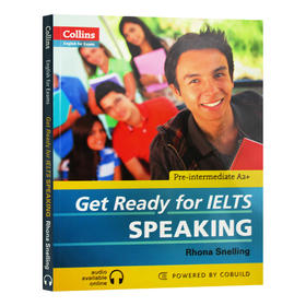 柯林斯基础雅思口语 英文原版 Get Ready for IELTS Speaking 英语考试辅导书 英文版 进口书籍教材 可搭雅思词汇阅读听力写作语法