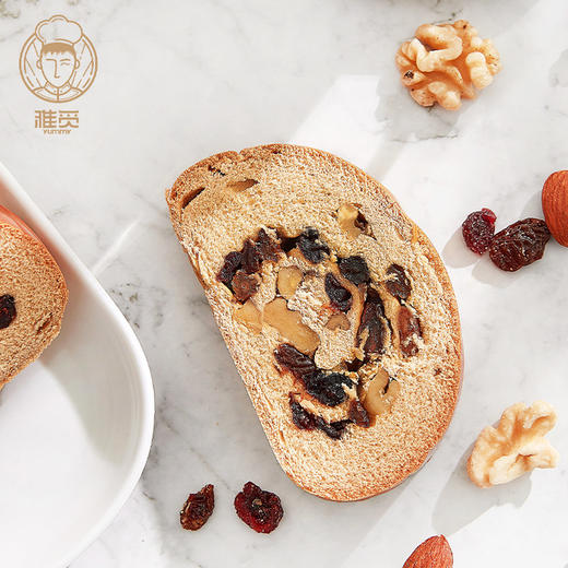 雅觅 黑麦大列巴500g 俄罗斯坚果面包 新疆俄罗斯风味列巴 健康早餐 老少都能吃的面包 商品图0