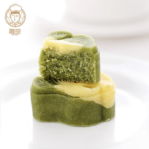 雅觅 海盐芝士绿豆糕320g 8枚传统糕点小吃办公下午茶休闲食品特产零食 商品图2