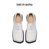[捡漏价]lost in echo 设计师品牌双层斜方头假两件透气德比单鞋 商品缩略图4
