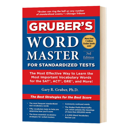 英文原版 Gruber's Word Master for Standardized Tests 英文版进口原版英语考试书籍 商品图0