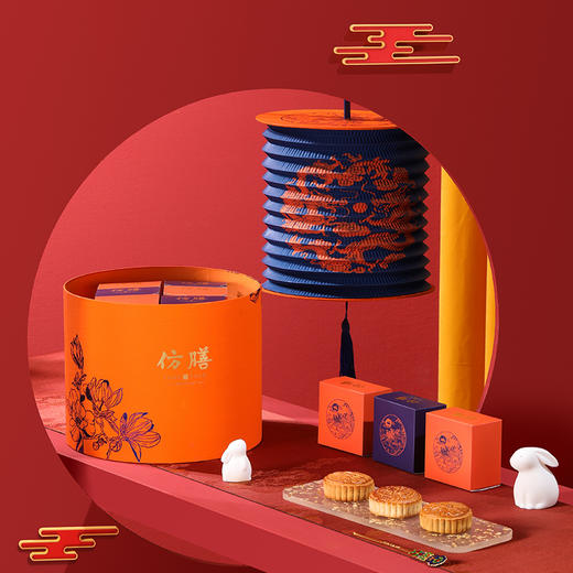 仿膳【花好月圆月饼礼盒】 12枚装 仅限兑换使用 商品图0